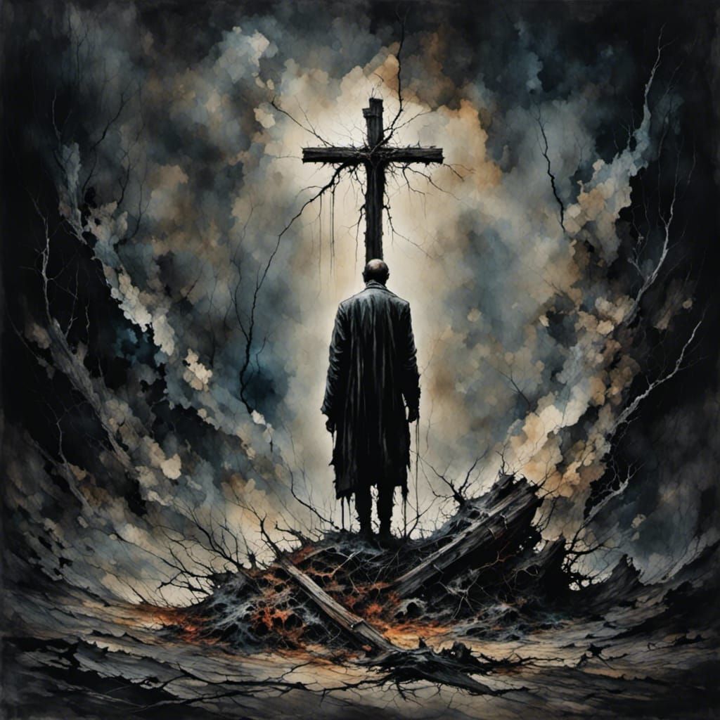 Dark War Grave Scene