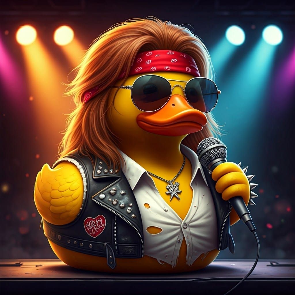 Rubber duck Axl Rose