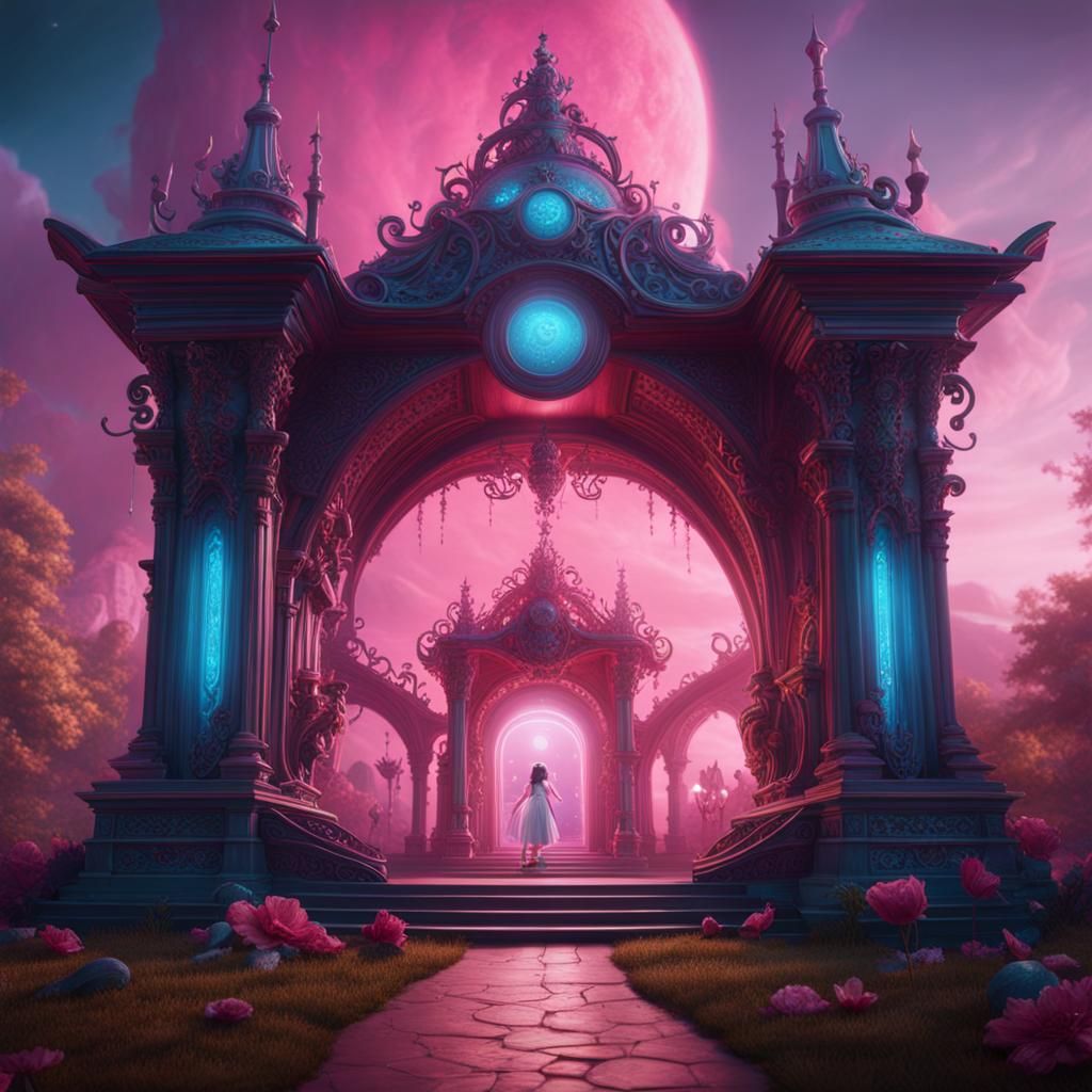 Fantastical Creature in Detailed Matte Painting