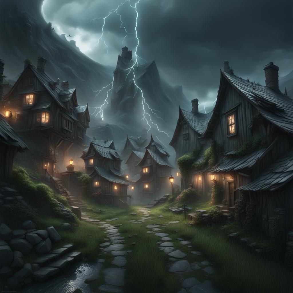 Terrifying Haunted Village with Ghostly Energy