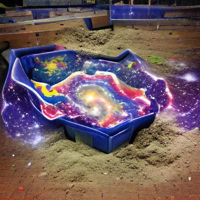 Cosmic Sandbox with Stars and Nebulas