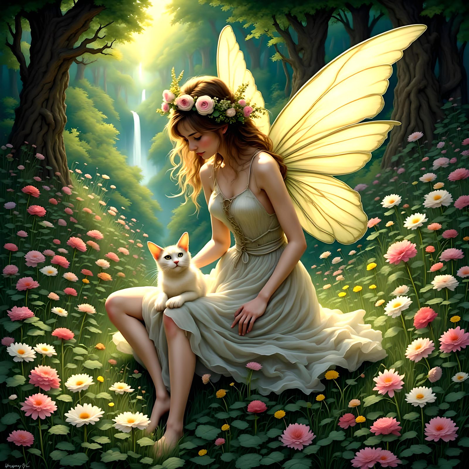 <lora:Tallbunny1-F:1.0> fantasy fairy