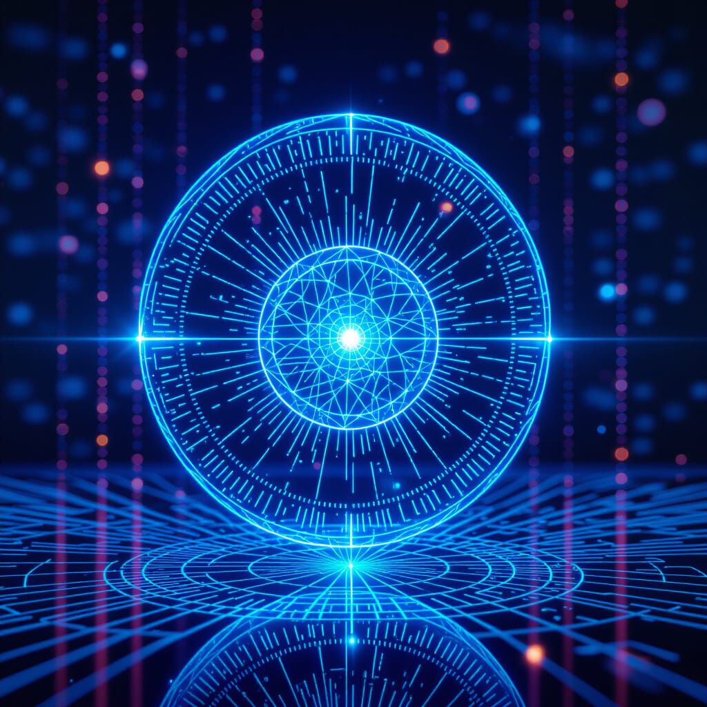 seedream futuristic hologram memory