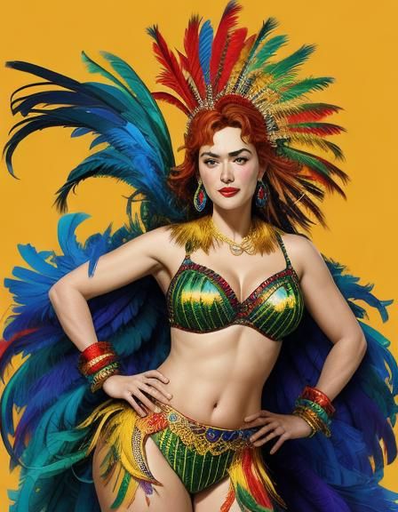 Kate Winslet in Rio Carnival