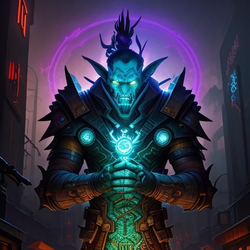 Shadowrun Totem Splash Art: Detailed Concept