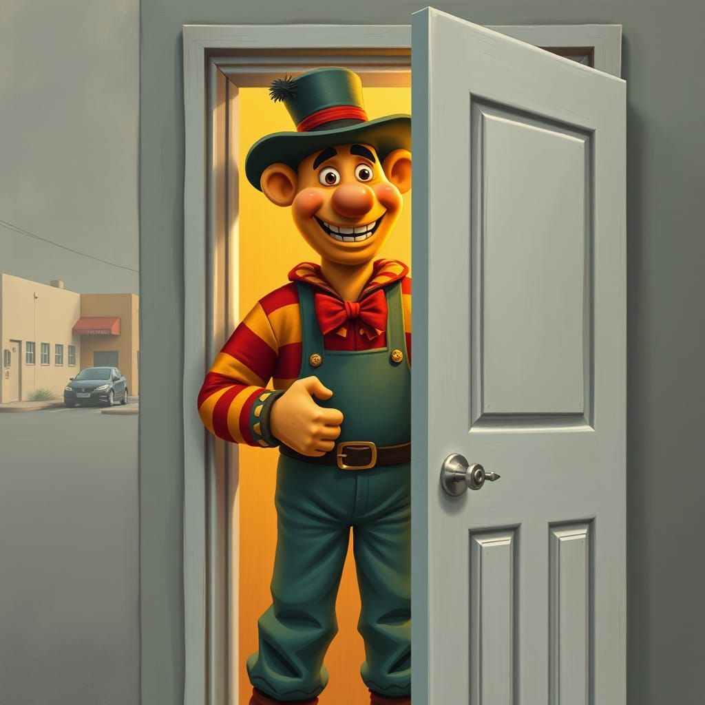 Imagine Freddy the door to door taco salesman