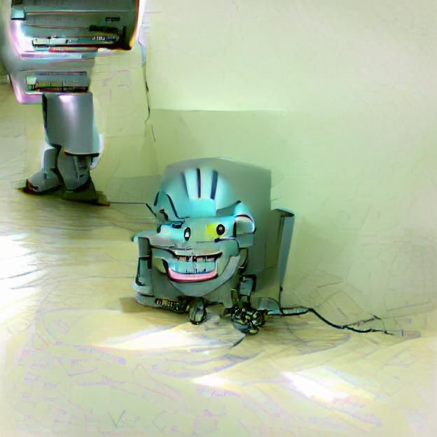 Robot Troll Digital Art