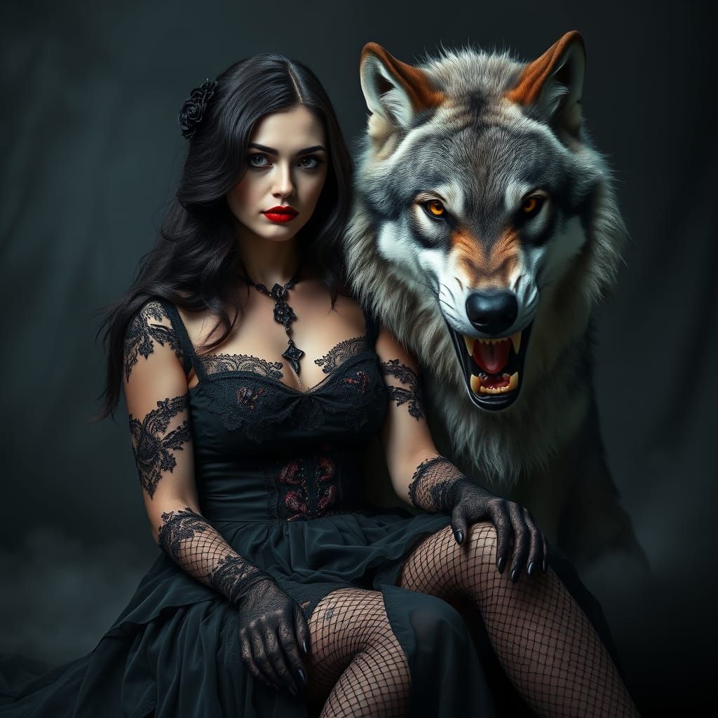 Ethereal Gothic Beauty vs Feral Majesty