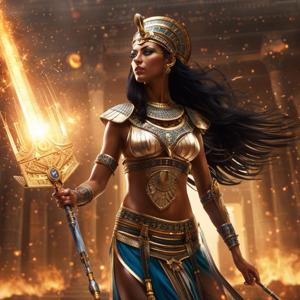 Ancient Egyptian Warrior Goddess