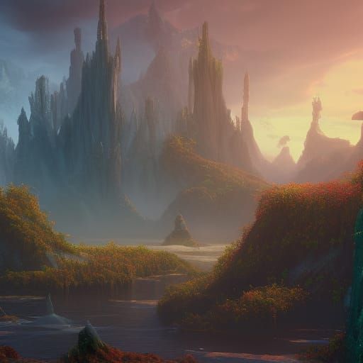 Fantastical Louisiana Concept Art in Deep Color