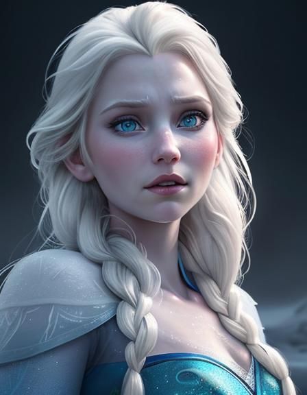 Elsa From Frozen 2 With Loose Hair