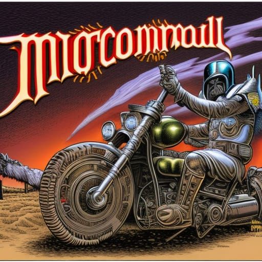 Motorhead Iron Horse in Comic Book Art