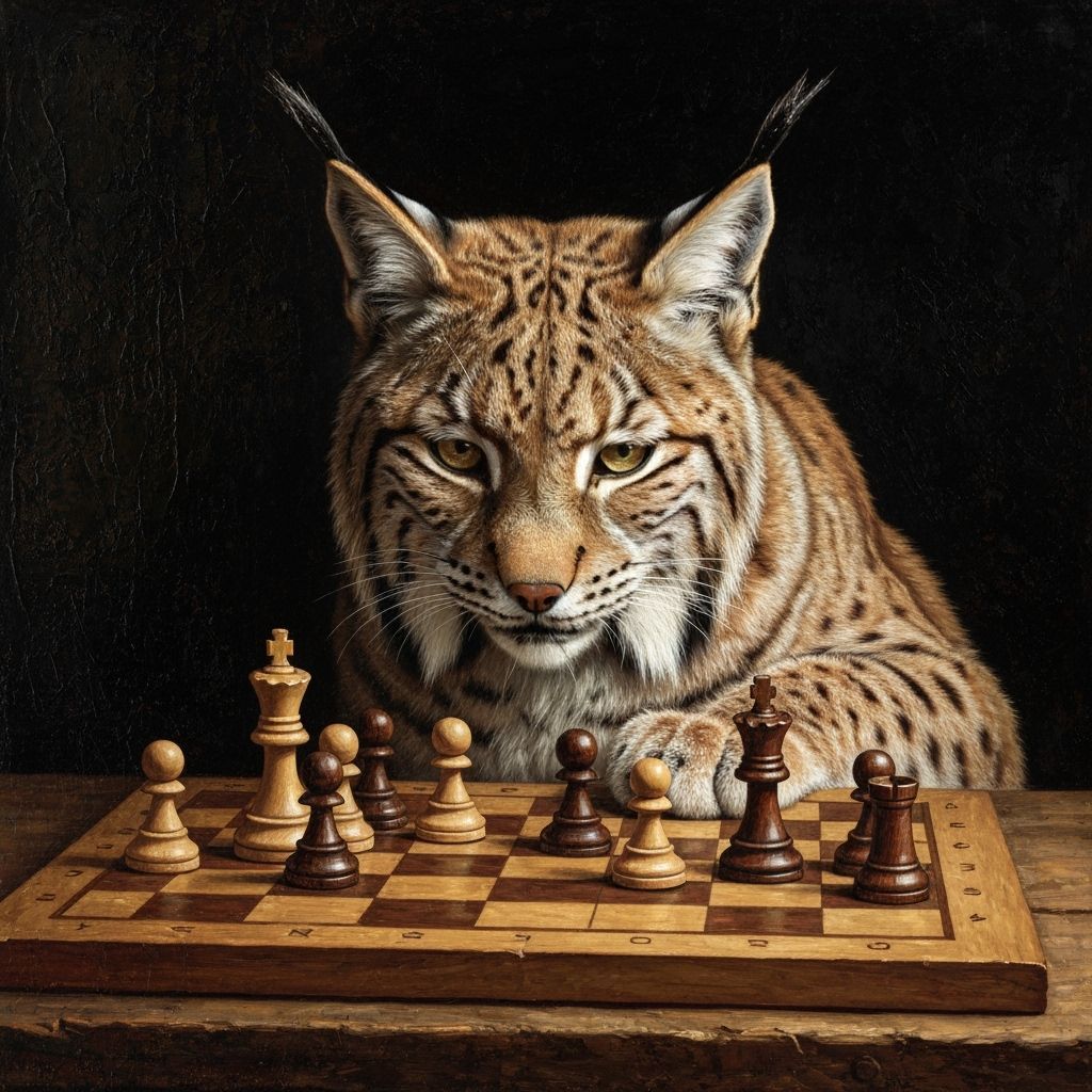 Lynx Solves Chess Problem with Mystical Realism