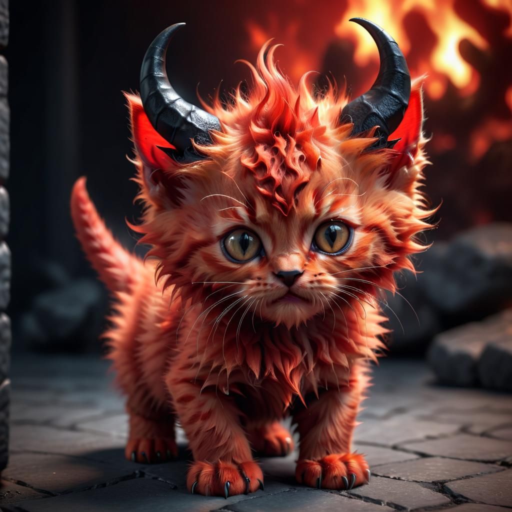 Little Devil Kitten