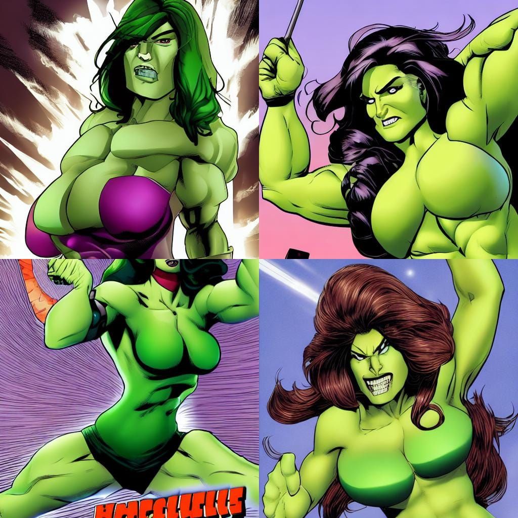 She-Hulk Face Close-Up: A Detailed Portrait