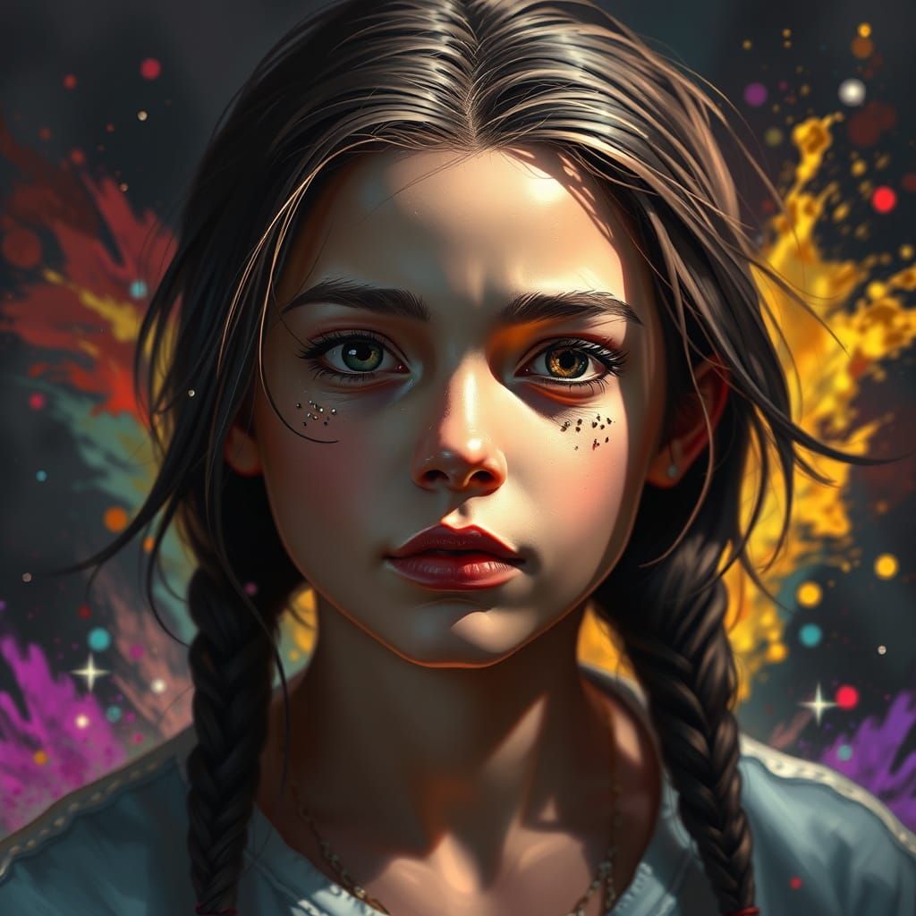 Radiant Hyperrealistic Portrait of Kindness