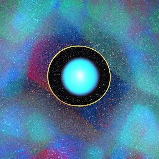 Pale Blue Dot: Holographic Cosmic Art