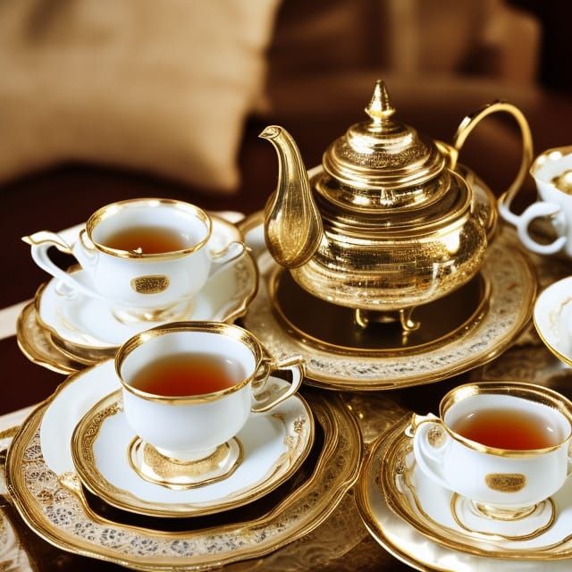 Elegant Evening Tea Time: A Posh Gathering