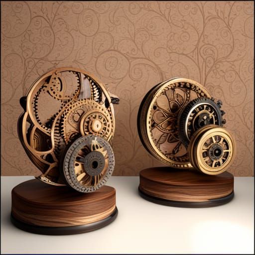 Steampunk Engine Trophies