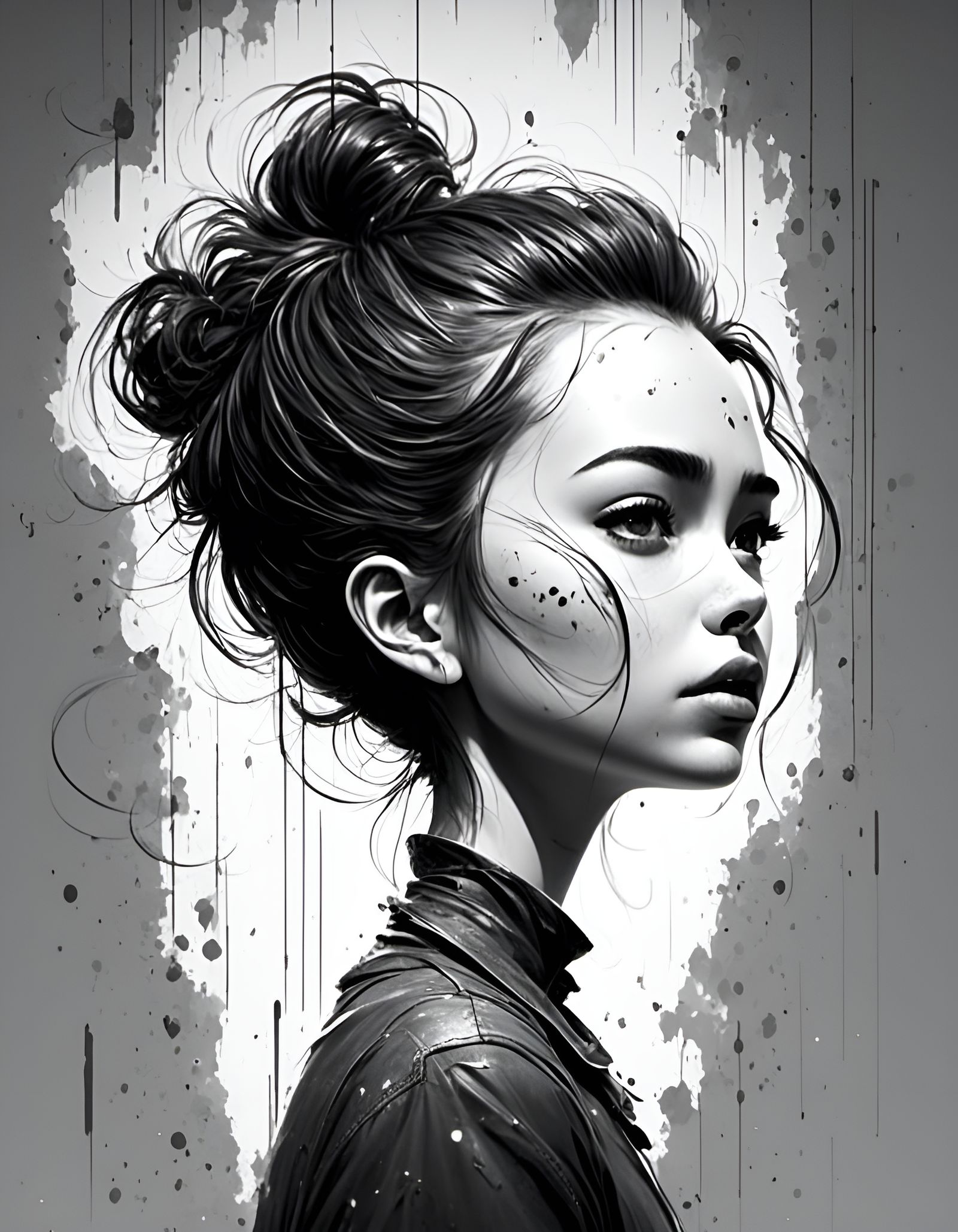 Pixar-Style Vector Portrait of a Woman