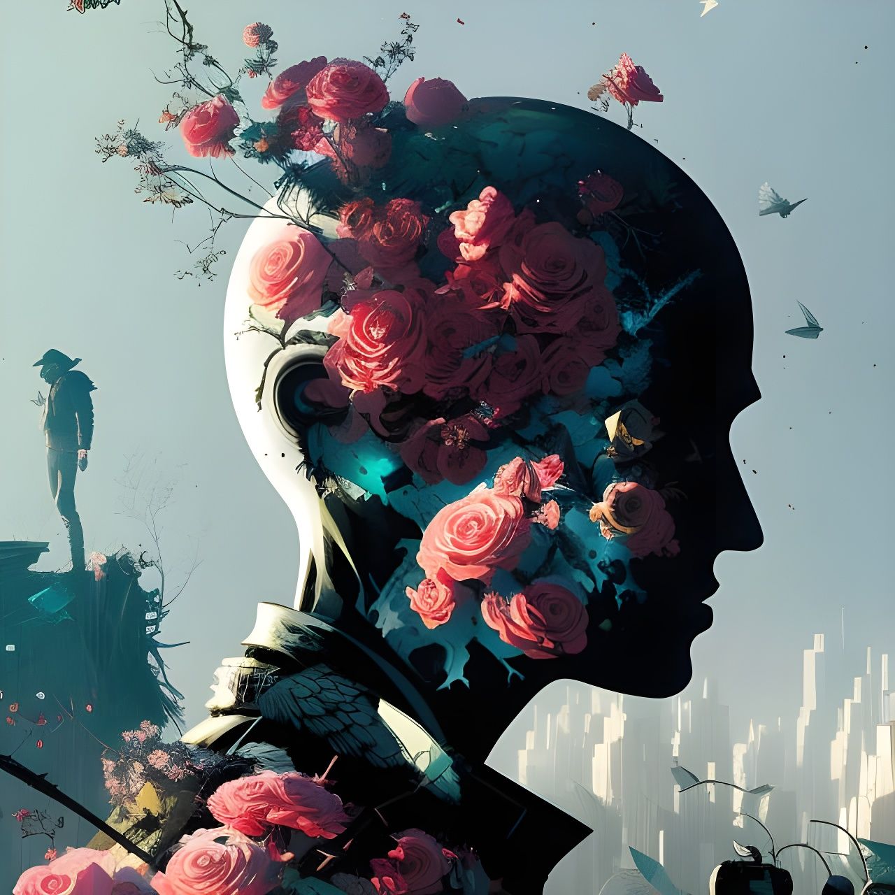 Fractured Rose Garden Within a Chaotic Mind