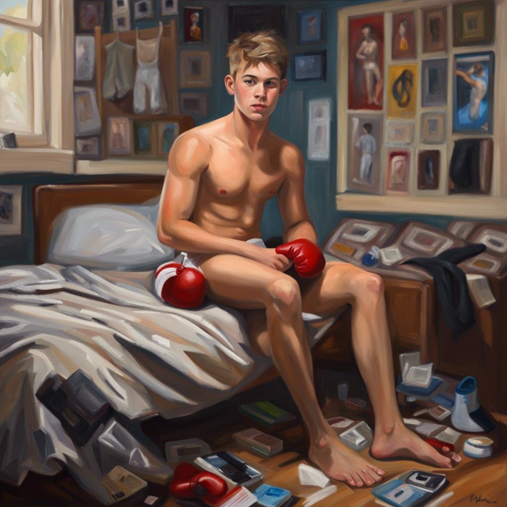 Getting ready for boxing lessons