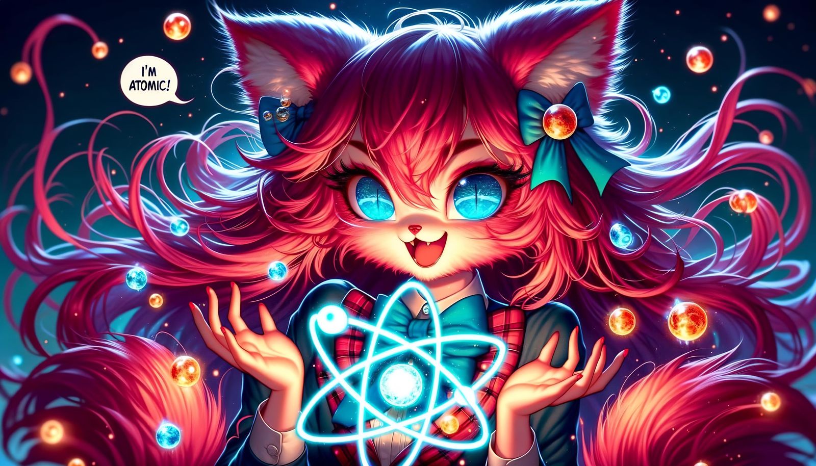 Anime Cat Girl Declares Atomic Power