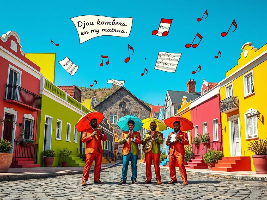 Bo-Kaap Ghoema Troupe in Retro Comic Style