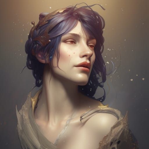 Lilith Portrait in Hyperdetailed Digital Art Style