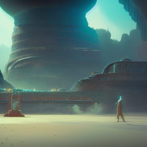 Anchient egyptian arcade machine Unreal Engine 5 detailed matte painting hyperdetailed DSLR Vray Deviantart Ancient Fut...