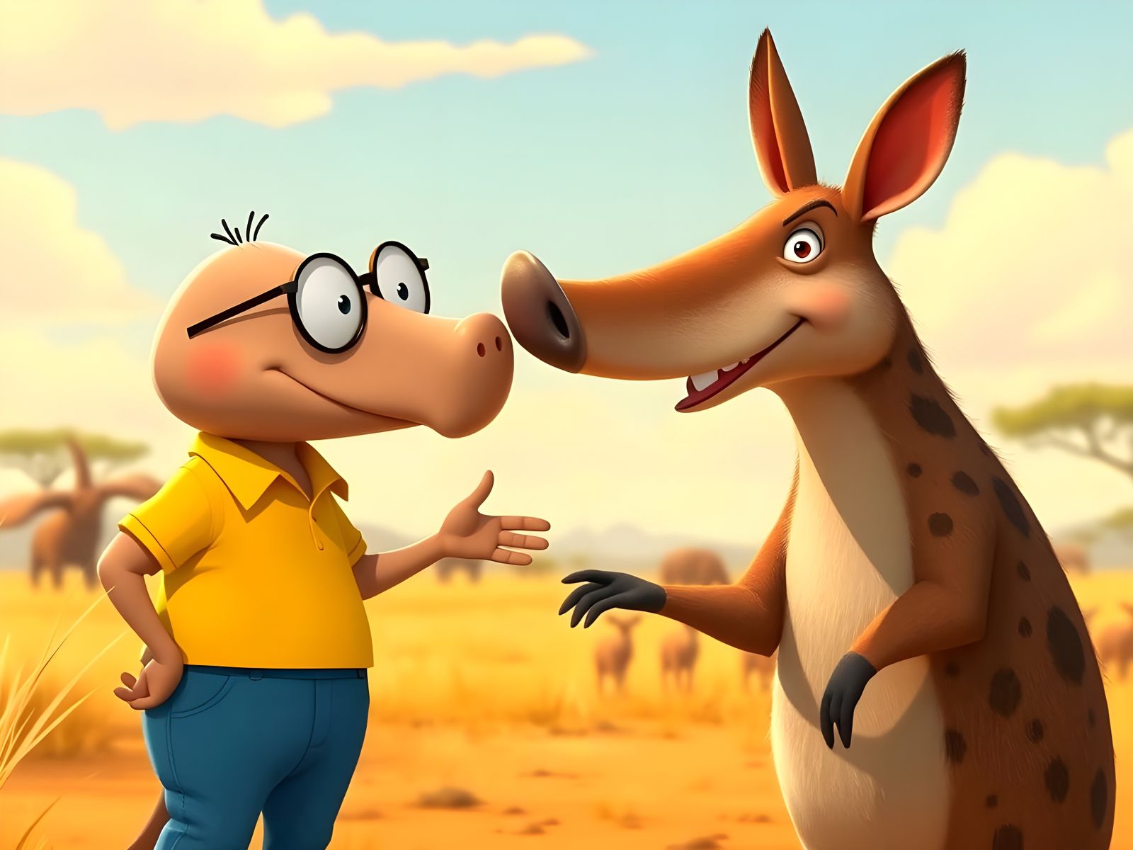 Arthur the Aardvark Meets a Real Aardvark Friend in a Whimsi...