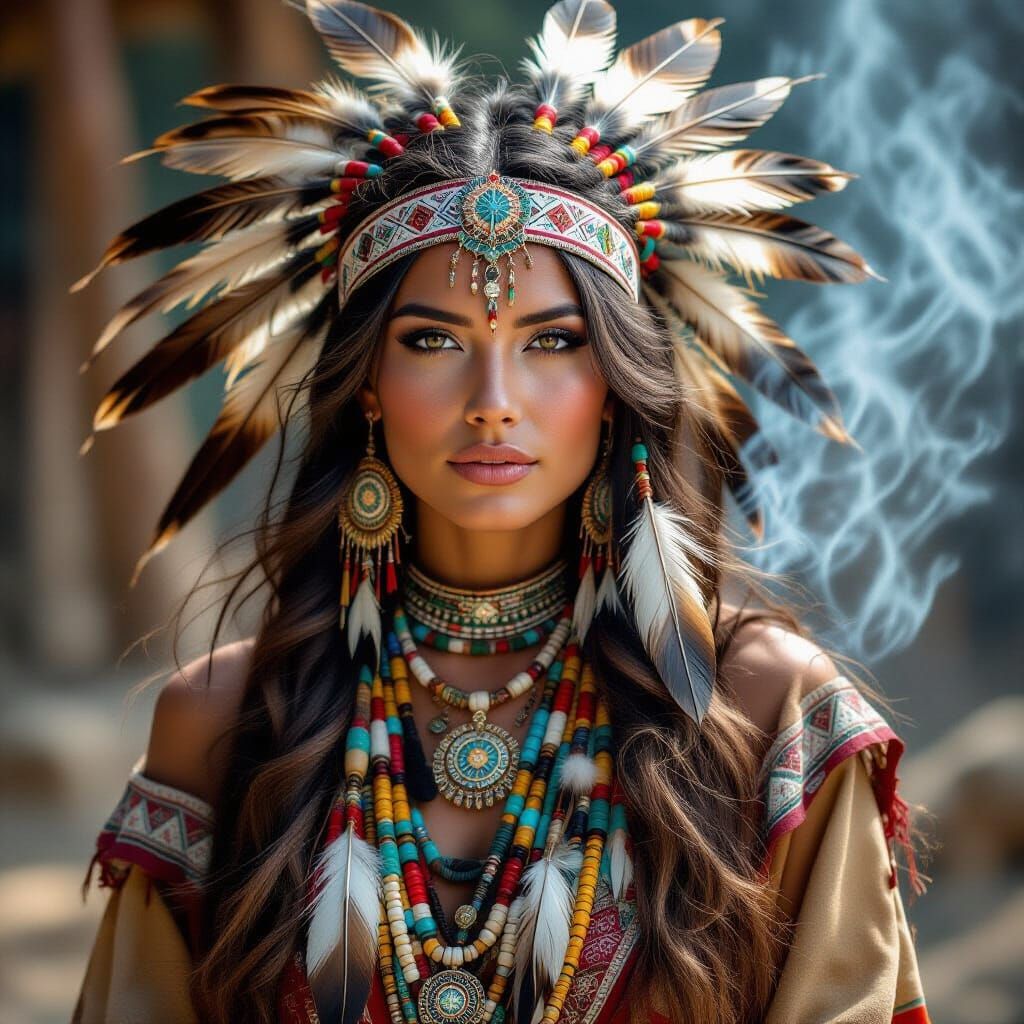 Sacred Shaman: Mystical Woman of Nature