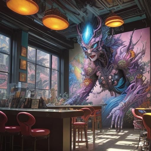 City Cafe: A Maximalist Fantasy Masterpiece