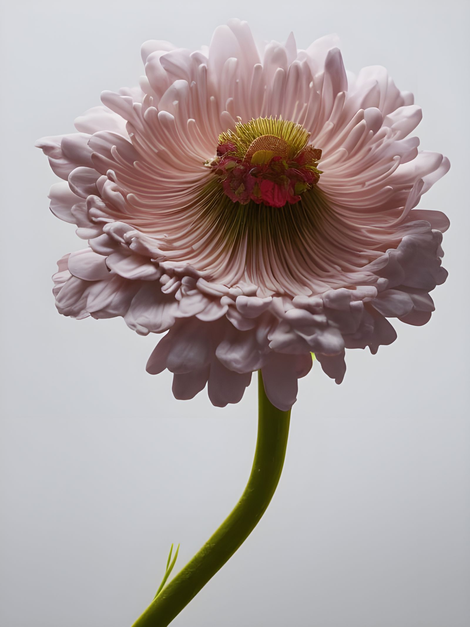Dreamy Zinnia Flower in Ultrarealistic 8k Resolution