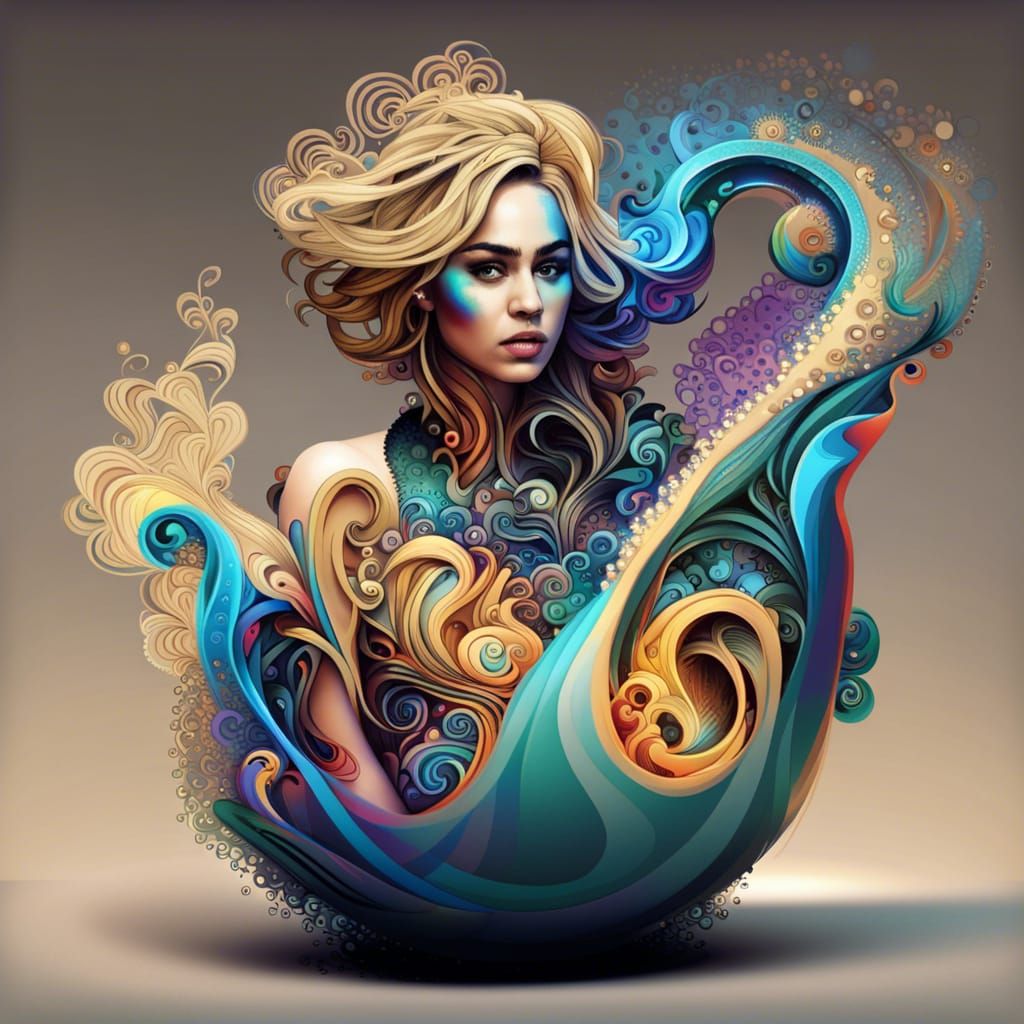 Suki Waterhouse as Graffiti Art Genie in Bottle