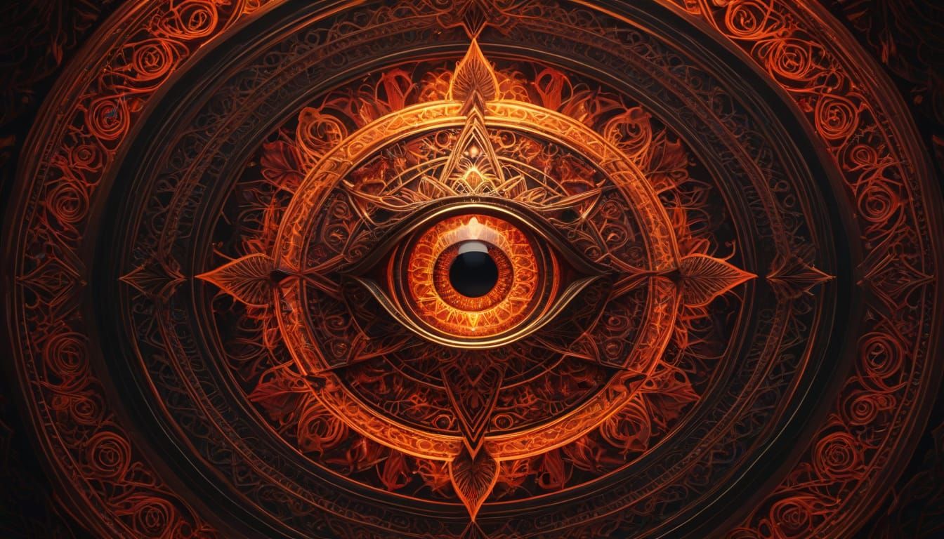 Surreal Spiritual Artwork Radiates Divine Presence