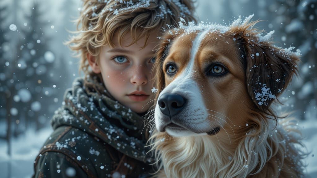 Childhood Moments in a Winter Storm
