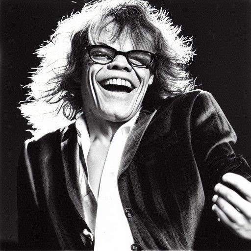 David Johansen laughing