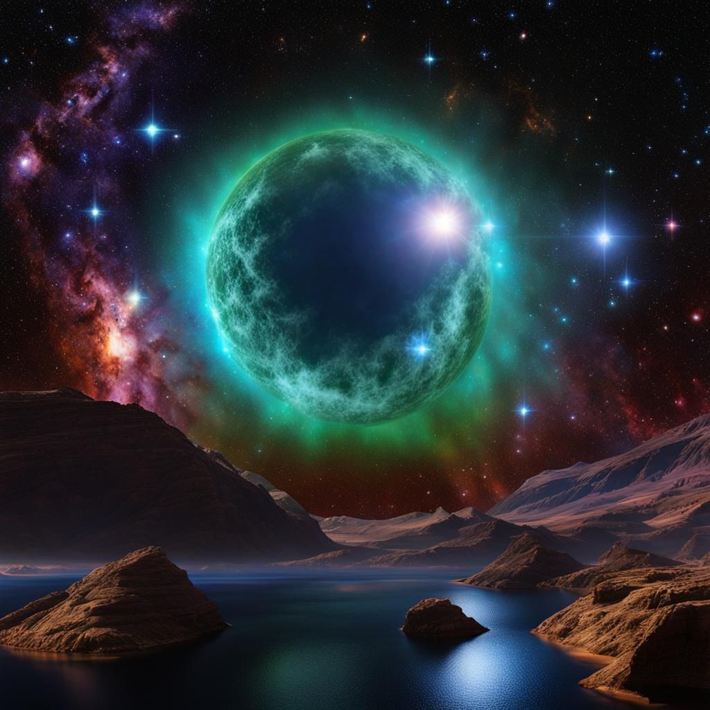 Planet Erra in Pleiades Star Cluster