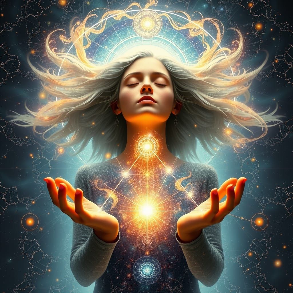 Divine Being Reveals Cosmic Map of Infinite Return