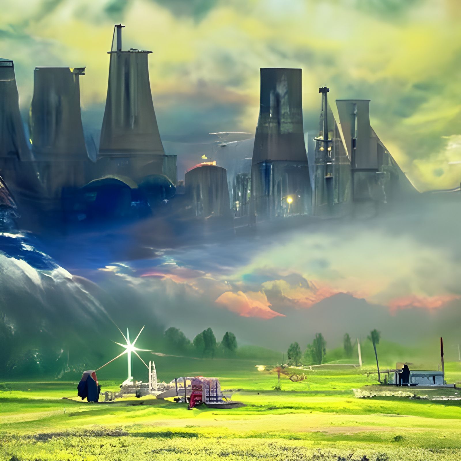 Industrial Park in Astral Cosmic Style