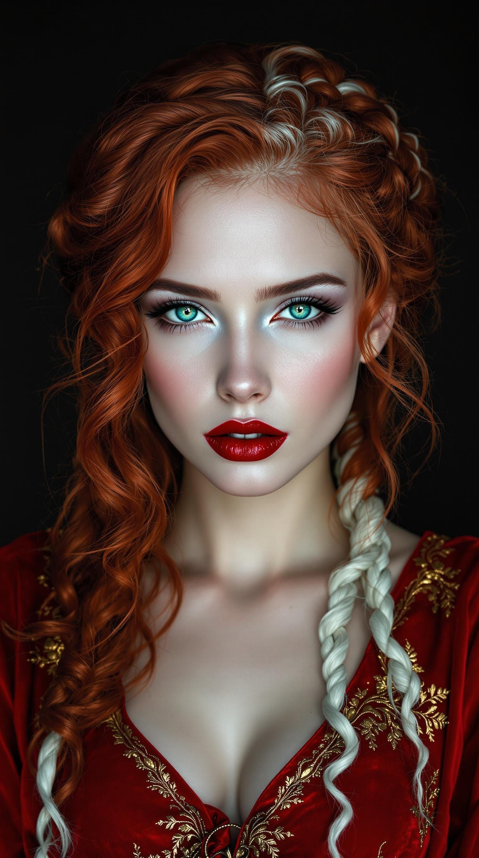 Gothic Romance Portrait of a Stunning Woman