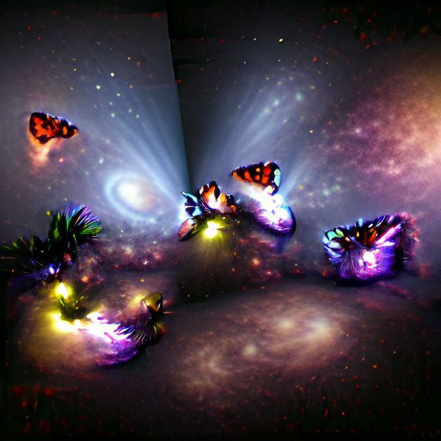 Butterfly Galaxy: A Cosmic Dreamscape