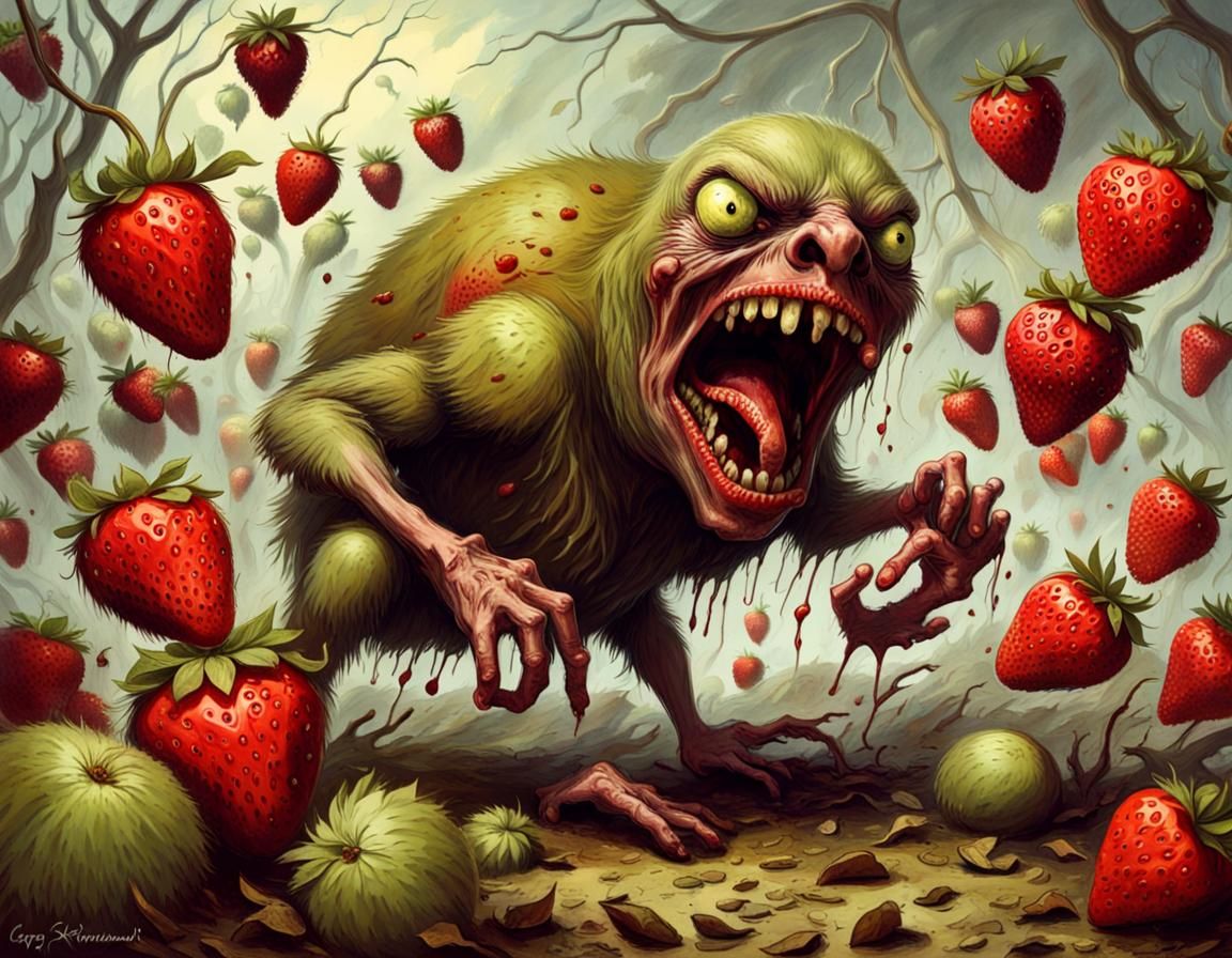 Zombie Kiwi Horror Scene