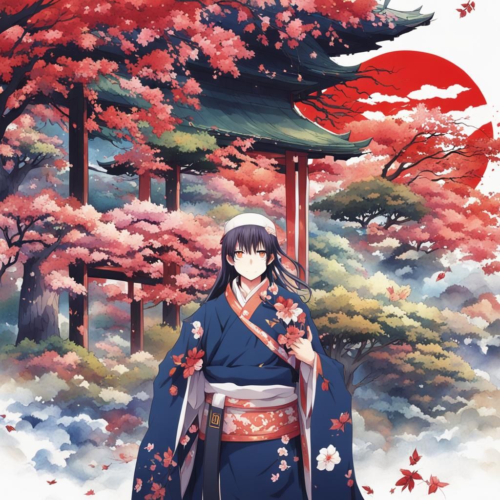 Anime-Style Japanese Manga Key Visual