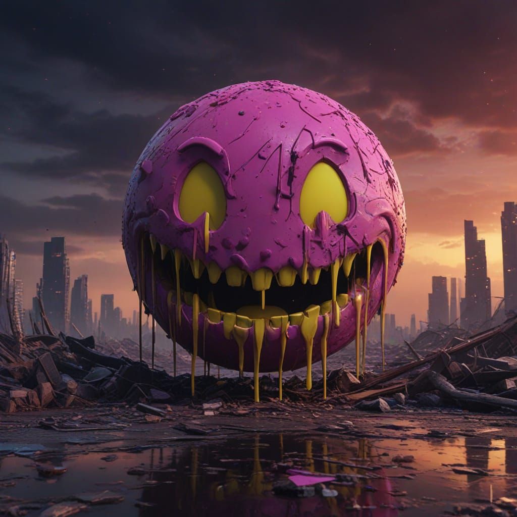 Dystopian Apocalypse Unveiled in Neon