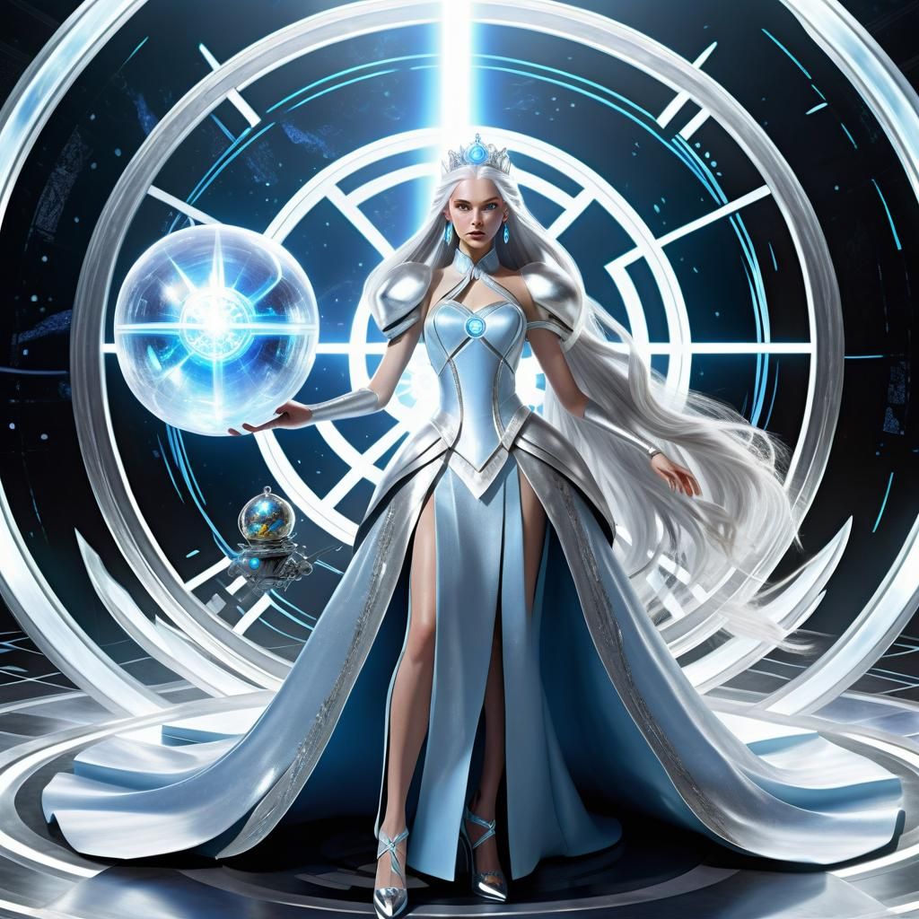 Rayettne: Powerful Sorceress with Cosmic Aura