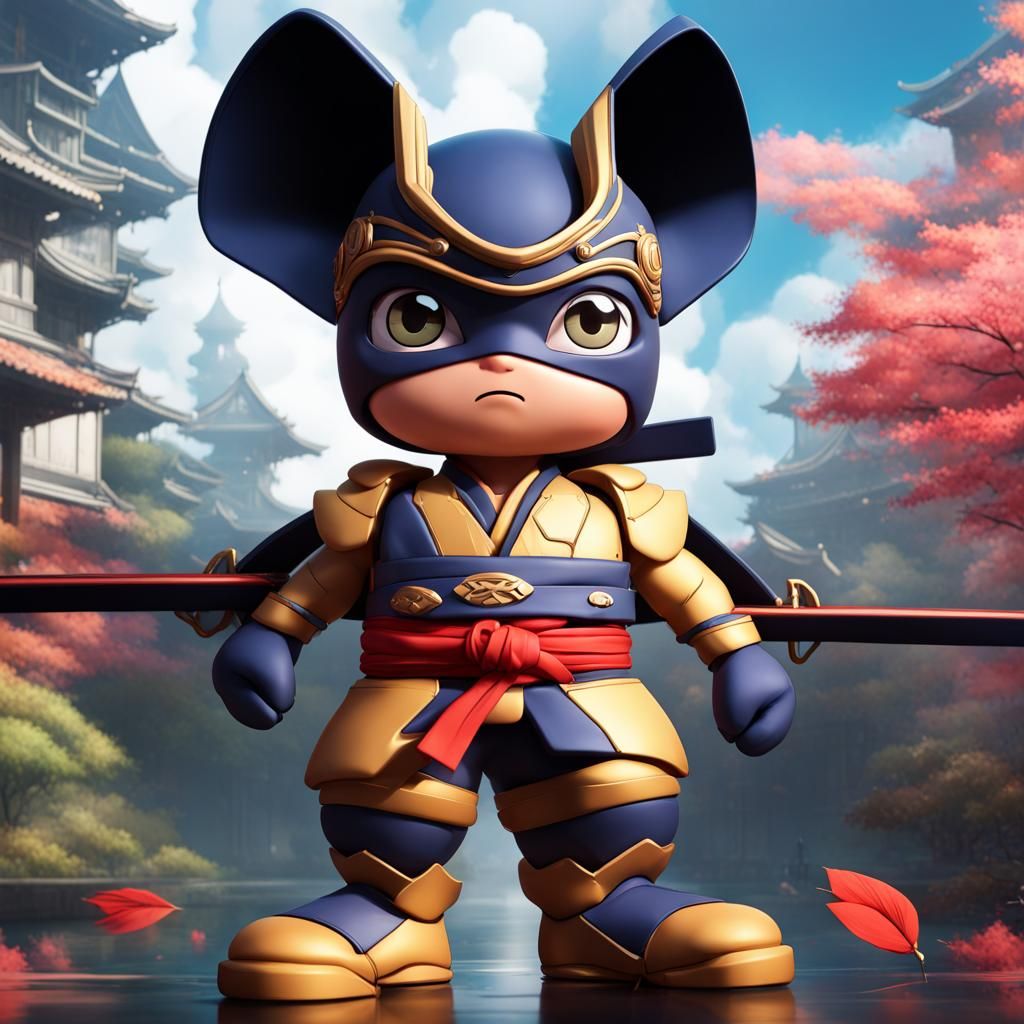 Cartoon Superheroes Portrait in Dynamic Lighting