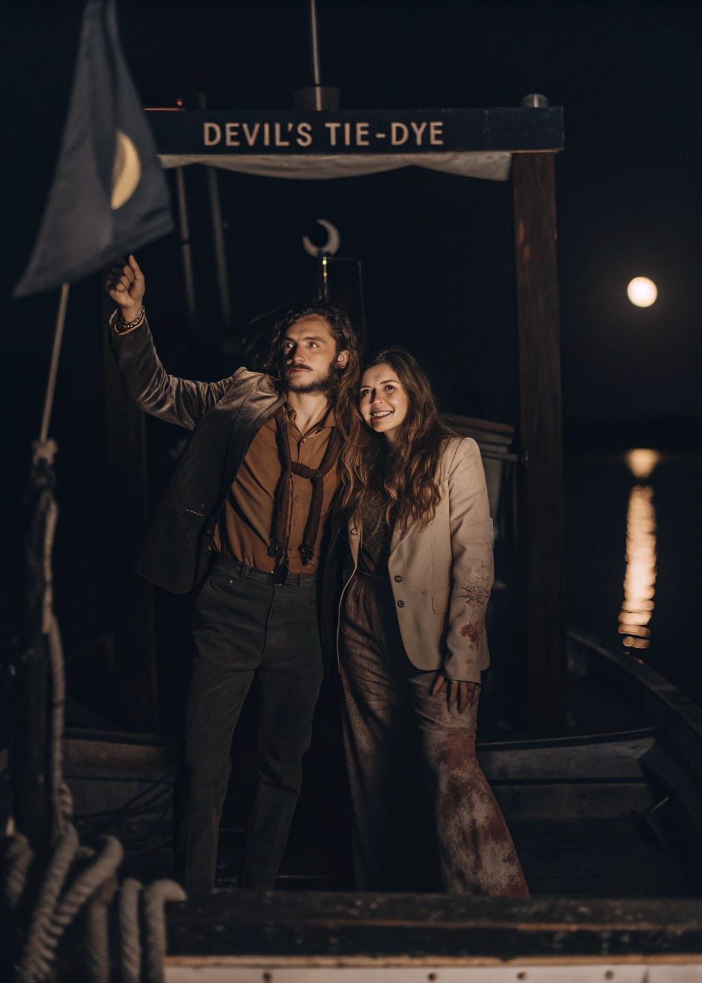 Tide-Eyed Hippie Pirates A-Sail on the Tie-Dyed Tide