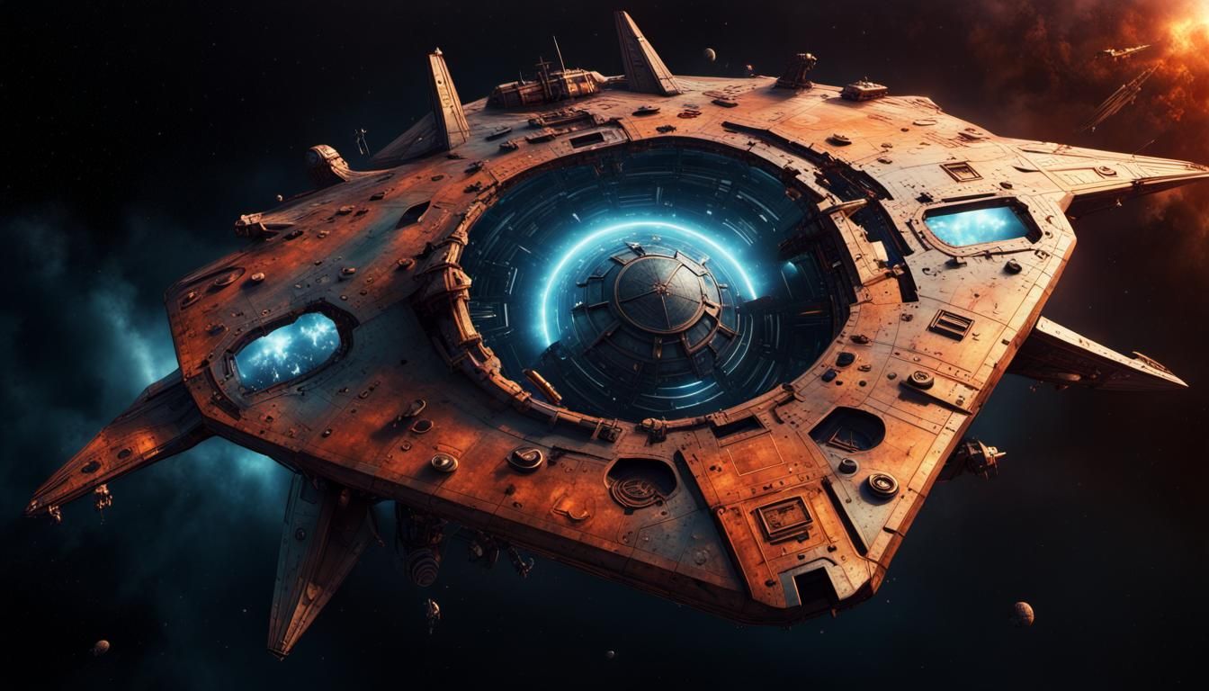 Geometric Spaceship Scout at Neptune